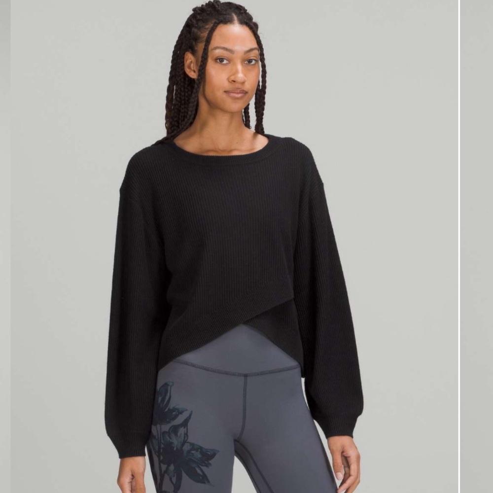 Lululemon Reversible Crossover Sweater 8-10 #W2